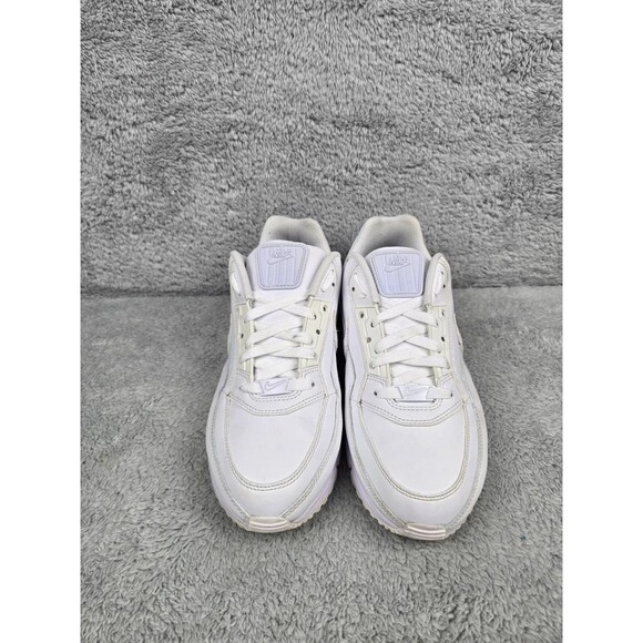Nike Air Max LTD 3 Triple White Mens Size 8 Leather Running Shoes 687977-111 main image 8